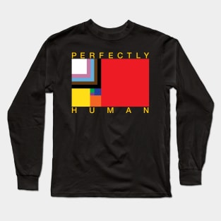 Perfectly Human - Progress Pride Flag Long Sleeve T-Shirt